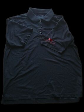 #MC18 Men's Black Polo Shirt - Classic Short Sleeve